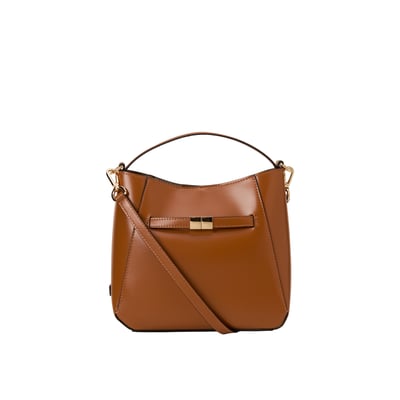 Sac à bandoulière modèle Tilda en cuir de veau de grande qualité MARC O'POLO