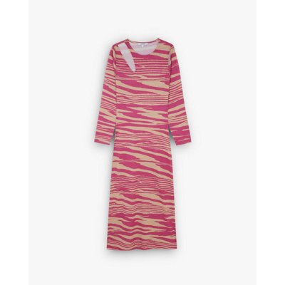 Robe en jersey fil textile zebrÉe SCALPERS