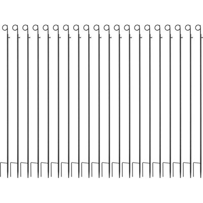 Support pour guirlande et éclairages extérieurs (Lot de 20) JARDINDECO