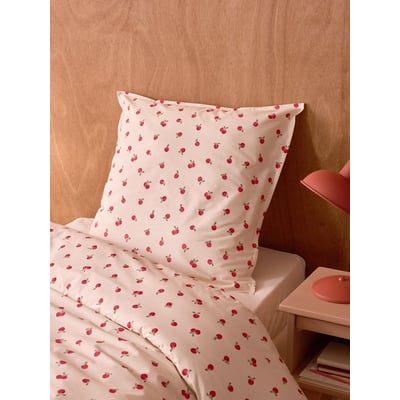 Taie d'oreiller percale de coton "Lady Apple" CYRILLUS