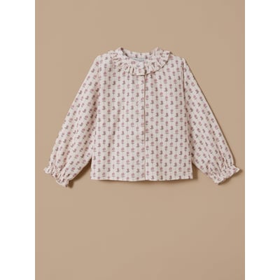 Chemise imprimée en velours CYRILLUS