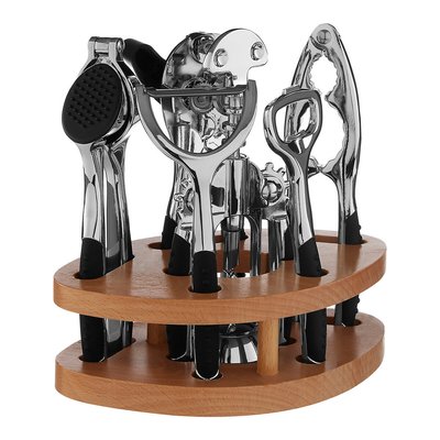 7-Piece Kitchen Gadget Set in Chrome Finish SO'HOME