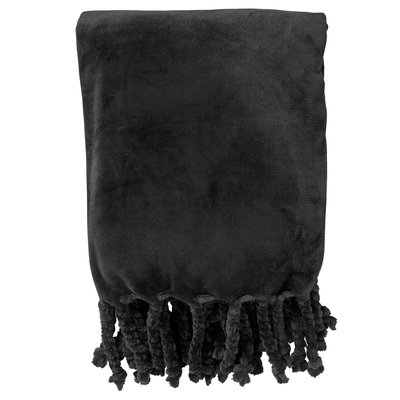 Plaid Florijn - Noir, 150x200 cm DUTCH DECOR