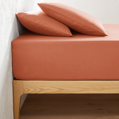 Scenario 32cm High Plain Polycotton Fitted Sheet LA REDOUTE INTERIEURS