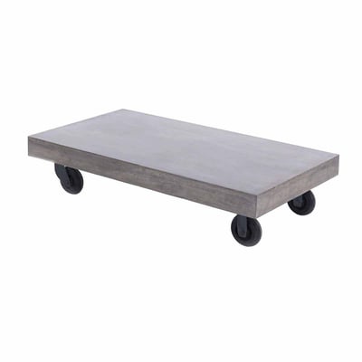 Table basse rectangulaire à roulettes ZAGO