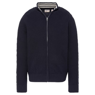 Cardigan en maille texturée SCHOTT