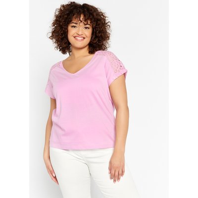 T-shirt à col V LOLALIZA