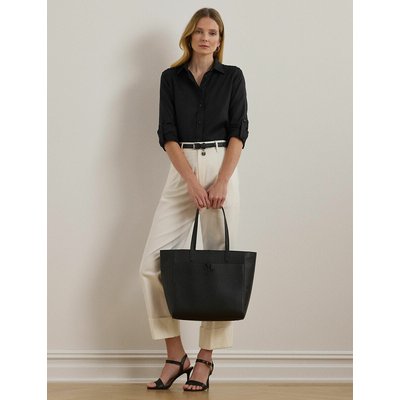 Shopping bag grande in pelle, CAMERYN LAUREN RALPH LAUREN