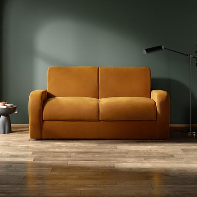 Jay-Be® Deco Luxe Velvet 2 Seater Sofa Bed with Deep Sprung Mattress JAY-BE