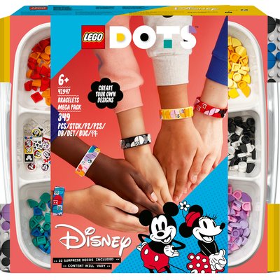 Méga-boîte de bracelets mickey et ses amis LEGO