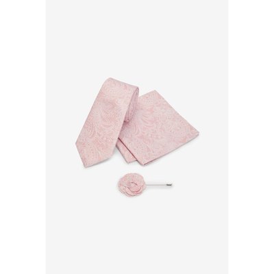 Pochette cravate cachemire et pince à NEXT