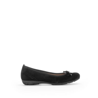 Ballerines en suède à talon décroché GABOR