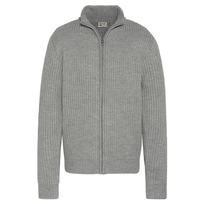 Gilet zippé maille côtelé SCHOTT
