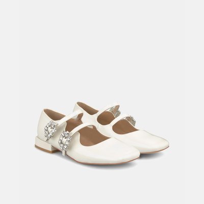 Ballerines en cuir à deux boucles ALMA EN PENA