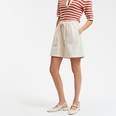 Short en coton, à taille élastiquée LA REDOUTE COLLECTIONS