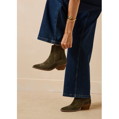 Bottines en cuir LA FEE MARABOUTEE