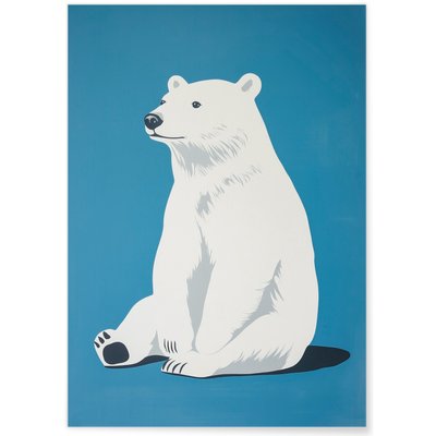 Affiche Ours polaire L'AFFICHERIE