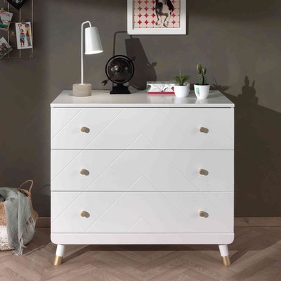 Commode 3 tiroirs en bois TERRE DE NUIT