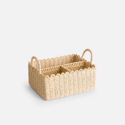 Panier multirangement en papier tressé, Petalia LA REDOUTE INTERIEURS