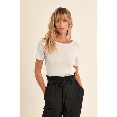 T-shirt en maille fine, irisé MOLLY BRACKEN