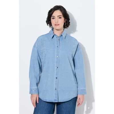 Veste en jean, petites pierres fantaisie ULLA POPKEN