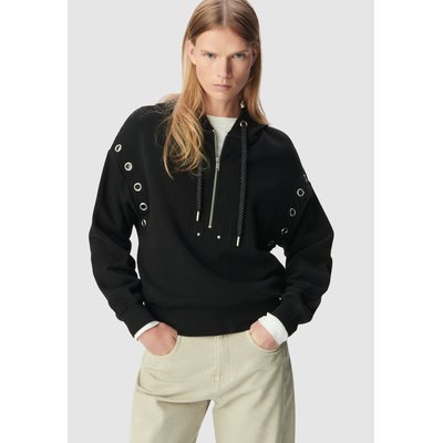 Sweat à capuche coton bio maxi œillets IKKS