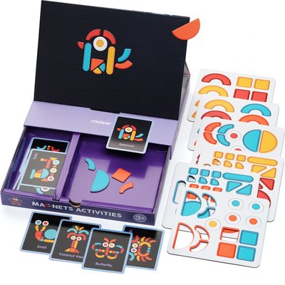 Coffret 92 formes magnétiques MIDEER