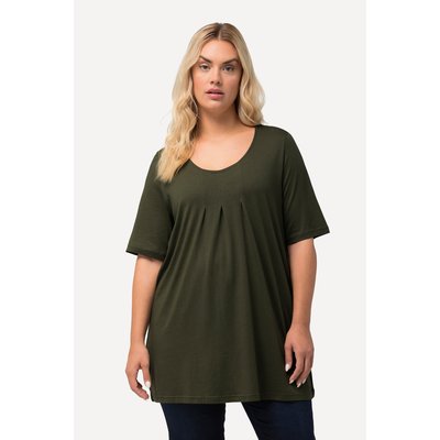 T-shirt en modal. Plis fantaisie ULLA POPKEN