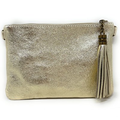Pochette en cuir grainé irisé MORGANE OH MY BAG