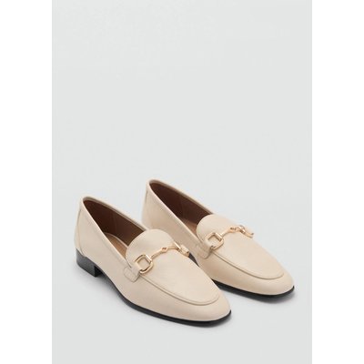 Mocassins cuir boucle MANGO