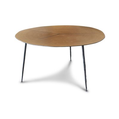 Table basse ronde en fer XYLÈME PRODUIT INTERIEUR BRUT