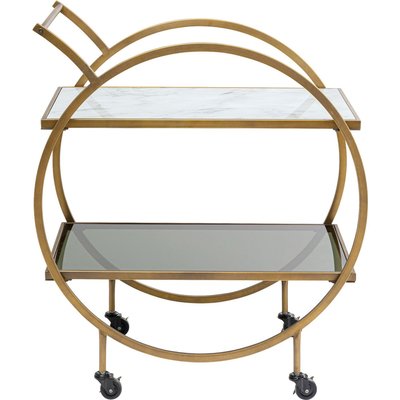Desserte en verre et acier, LOFT KARE DESIGN