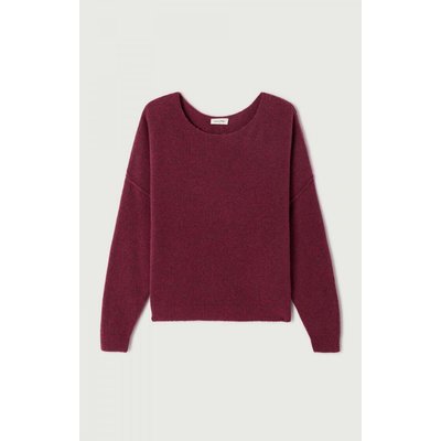 Pull col bateau en grosse maille DAMSVILLE AMERICAN VINTAGE