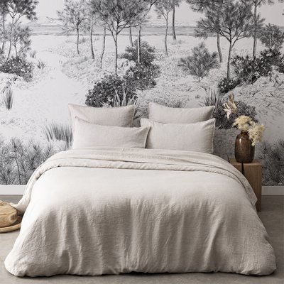 Housse de couette unie en lin lavé, Made in France, NOUVELLE VAGUE ALEXANDRE TURPAULT