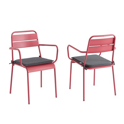 Lot de 2 chaises en acier PANTONE