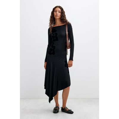 Robe midi floquée DESIGUAL