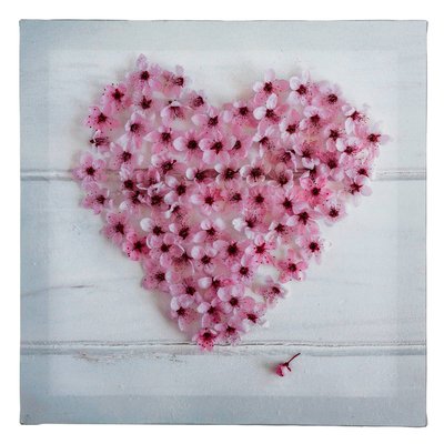 Toile imprimée COEUR HOME ATMOSPHERA