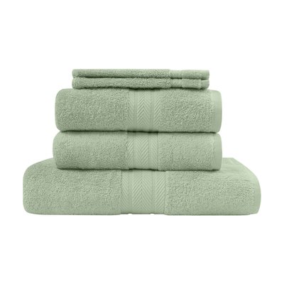 Ensemble de bain 5 pièces (1 drap de bain + 2 serviettes de toilette + 2 gants) LUXURY SENSEI MAISON