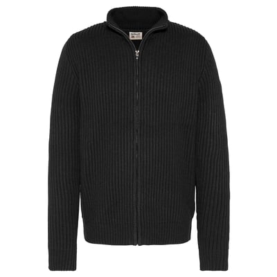 Gilet zippé maille côtelé SCHOTT