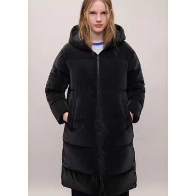 Anorak matelassé long avec capuche MANGO TEEN