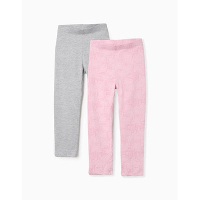 Pack 2 Leggings Floral/Uni ZIPPY