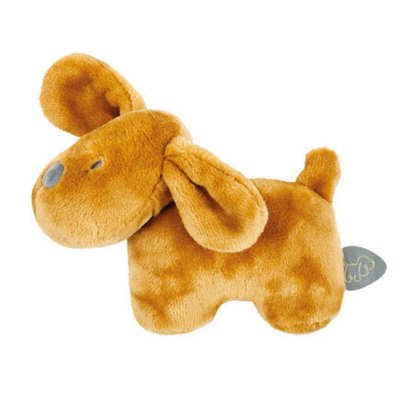 Hochet bébé Charlie le chien caramel NATTOU