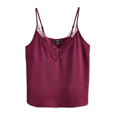 Caraco en satin et dentelle NEXT