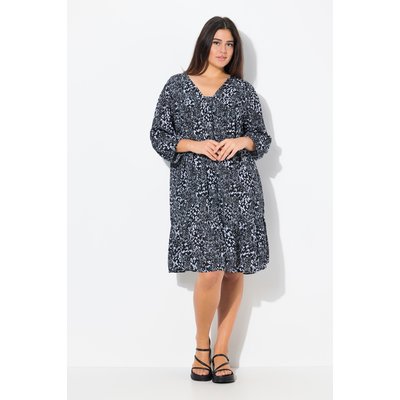 Robe avec base volantée, coupe évasée ULLA POPKEN