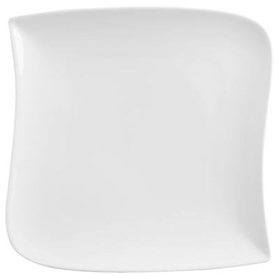 Lot de 6 assiettes creuses carrées en céramique VAGUE SECRET DE GOURMET