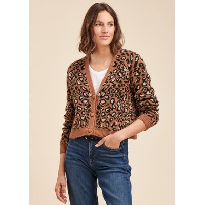 Gilet jacquard peau de bête LA FEE MARABOUTEE