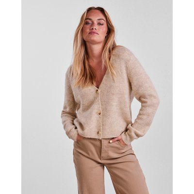 Gilet court rose poudré femme sale