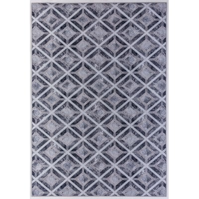 Tapis imprimé Serena, aspect cuir, plat GINO FALCONE