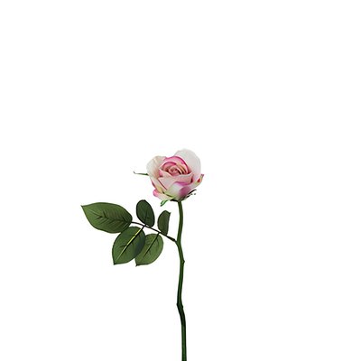 Tige de rose waterproof fermée artificielle H32 SIA DECO