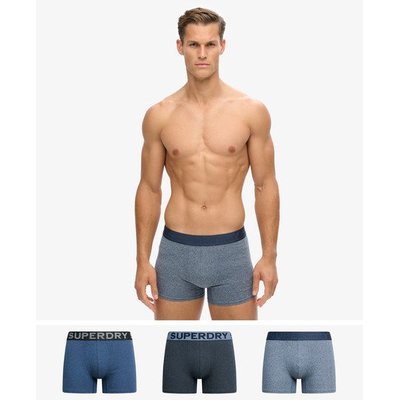 Lot de trois boxers en coton bio SUPERDRY